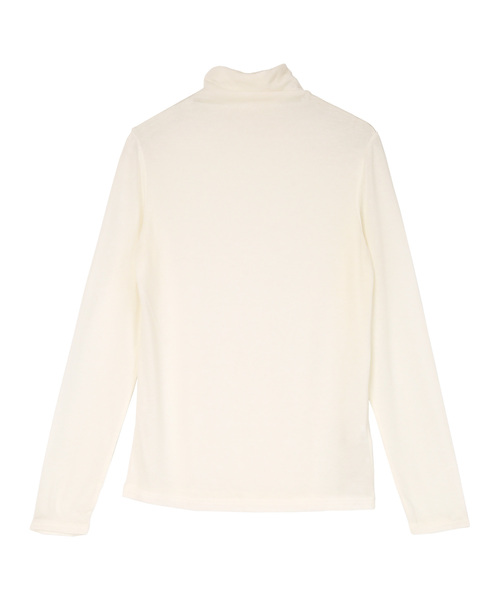 UR'S（ユアーズ）の「ﾍﾞｰｼｯｸﾀｰﾄﾙﾈｯｸﾌﾟﾙｵｰﾊﾞｰ（ニット/セーター・レディース・アイボリー/カーキ/ブラウン/ブラック・FREE）」の6枚目の写真