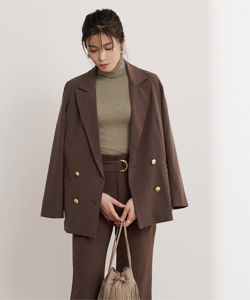 UR'S（ユアーズ）の「ﾍﾞｰｼｯｸﾀｰﾄﾙﾈｯｸﾌﾟﾙｵｰﾊﾞｰ（ニット/セーター・レディース・アイボリー/カーキ/ブラウン/ブラック・FREE）」の9枚目の写真