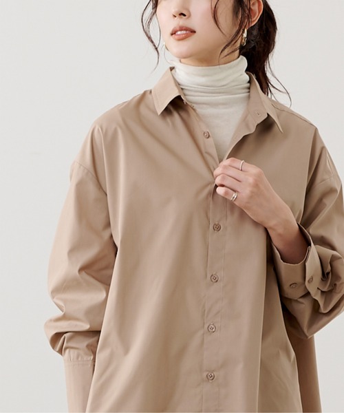 UR'S（ユアーズ）の「ﾍﾞｰｼｯｸﾀｰﾄﾙﾈｯｸﾌﾟﾙｵｰﾊﾞｰ（ニット/セーター・レディース・アイボリー/カーキ/ブラウン/ブラック・FREE）」の10枚目の写真