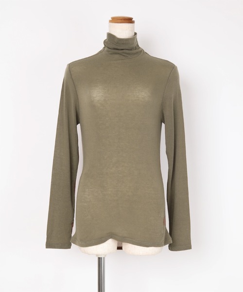 UR'S（ユアーズ）の「ﾍﾞｰｼｯｸﾀｰﾄﾙﾈｯｸﾌﾟﾙｵｰﾊﾞｰ（ニット/セーター・レディース・アイボリー/カーキ/ブラウン/ブラック・FREE）」の13枚目の写真