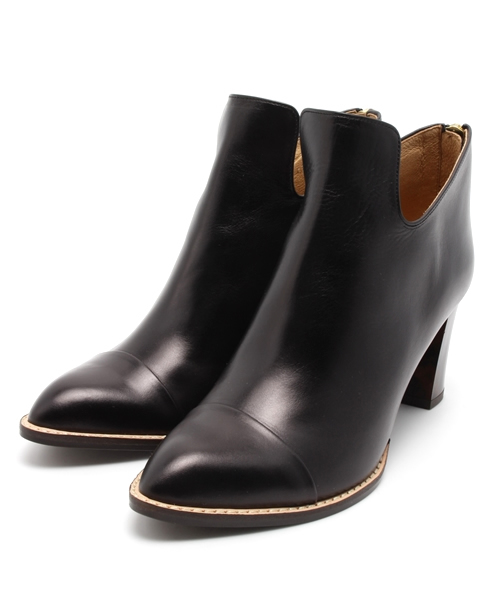 Demi-Luxe BEAMS（デミルクス ビームス）の「【In Red11月号掲載】PELLETERNO / ベッコウプリント ヒール ブーツ（ブーツ・レディース・ブラック/ワイン・37/36/39/38）」の2枚目の写真