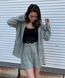 ENVYM | シングルブレストＣＨＥＣＫＪＫ(テーラードジャケット)