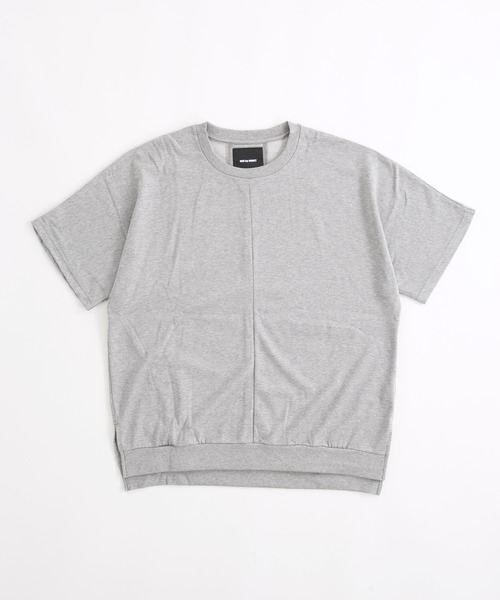 OURET（オーレット）の「コンパクトインド裏毛 ドルマンプルオーバー（Tシャツ/カットソー・メンズ・ブラック/ネイビー/グレー・1/2）」の2枚目の写真