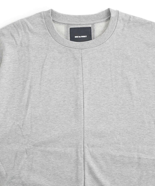 OURET（オーレット）の「コンパクトインド裏毛 ドルマンプルオーバー（Tシャツ/カットソー・メンズ・ブラック/ネイビー/グレー・1/2）」の4枚目の写真