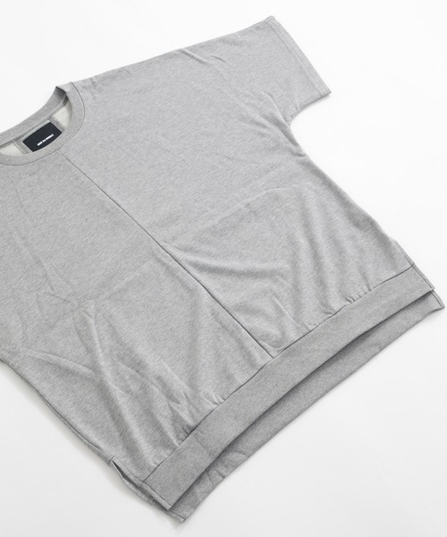 OURET（オーレット）の「コンパクトインド裏毛 ドルマンプルオーバー（Tシャツ/カットソー・メンズ・ブラック/ネイビー/グレー・1/2）」の6枚目の写真