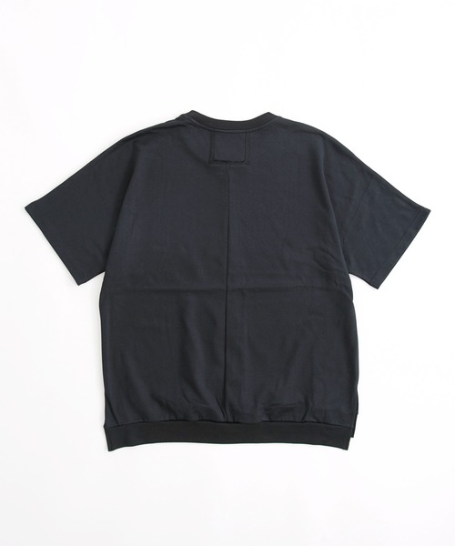 OURET（オーレット）の「コンパクトインド裏毛 ドルマンプルオーバー（Tシャツ/カットソー・メンズ・ブラック/ネイビー/グレー・1/2）」の18枚目の写真