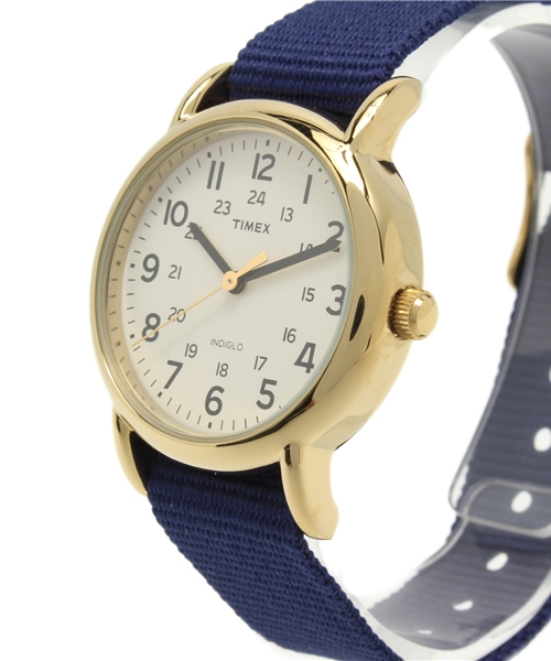 TIMEX（タイメックス）の「TIMEX / Weekender Central Park Mid-Size（アナログ腕時計・レディース・ブラック/ネイビー・ONE SIZE）」の5枚目の写真