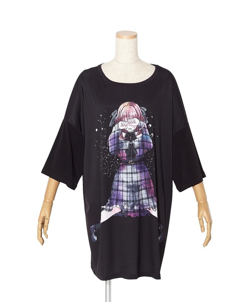 ankoROCK（アンコロック）の「ウソ泣き女の子Tシャツ