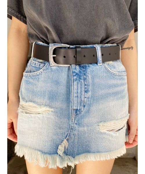 GYDA(ジェイダ)の「vintage ワイドベルト(ベルト・レディース・ブラック/ブラウン・FREE)」の1枚目の写真