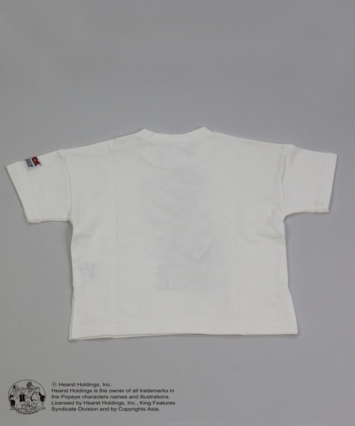 JAM & LINK(ジャムアンドリンク)の「Popeye/ポパイ 半袖Tシャツ(Tシャツ/カットソー・キッズ・チャコールグレー/オフホワイト・90cm/110cm/100cm/120cm/130cm/140cm/150cm/160cm)」の8枚目の写真