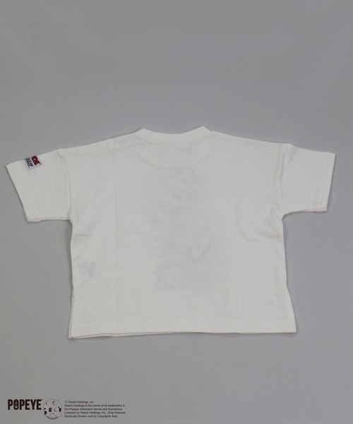 JAM & LINK(ジャムアンドリンク)の「Popeye/ポパイ 半袖Tシャツ(Tシャツ/カットソー・キッズ・チャコールグレー/オフホワイト・90cm/110cm/100cm/120cm/130cm/140cm/150cm/160cm)」の20枚目の写真