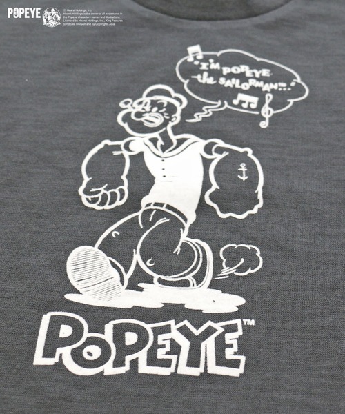 JAM & LINK(ジャムアンドリンク)の「Popeye/ポパイ 半袖Tシャツ(Tシャツ/カットソー・キッズ・チャコールグレー/オフホワイト・90cm/110cm/100cm/120cm/130cm/140cm/150cm/160cm)」の13枚目の写真