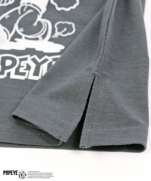 JAM & LINK(ジャムアンドリンク)の「Popeye/ポパイ 半袖Tシャツ(Tシャツ/カットソー・キッズ・チャコールグレー/オフホワイト・90cm/110cm/100cm/120cm/130cm/140cm/150cm/160cm)」の12枚目の写真