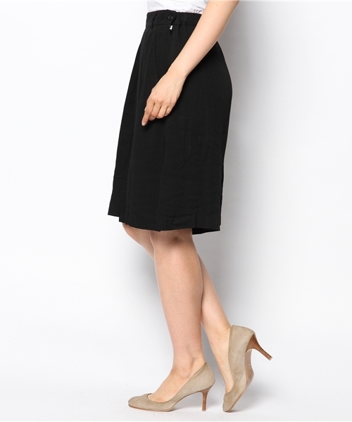 Kastane（カスタネ）の「【Kastane】ハーフ丈タックキュロット無地（その他パンツ・レディース・ブラウン/ブラック・FREE）」の3枚目の写真