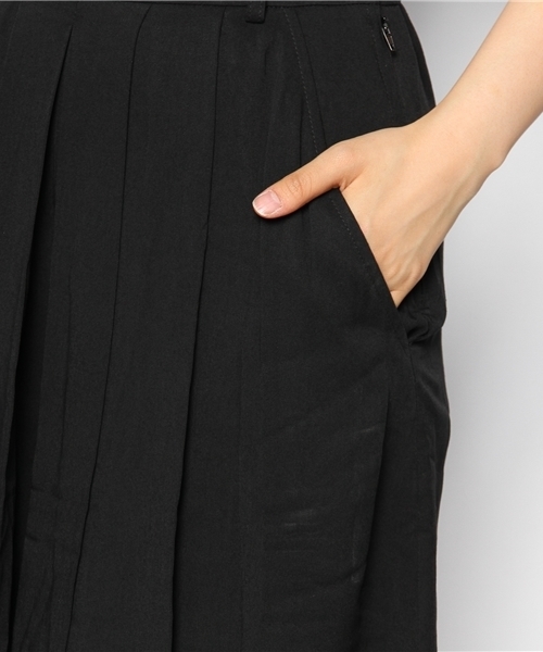 Kastane（カスタネ）の「【Kastane】ハーフ丈タックキュロット無地（その他パンツ・レディース・ブラウン/ブラック・FREE）」の8枚目の写真