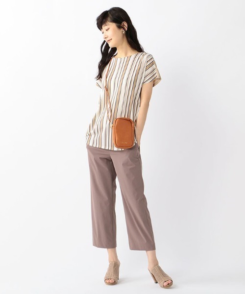 Legato Largo(レガートラルゴ)の「【Legato Largo(レガート ラルゴ)】フェイクレザーショルダーバッグ(ショルダーバッグ・レディース・モカ/シルバー/ピンク/グレー系その他/ベージュ系その他/ブラック・フリー)」の7枚目の写真