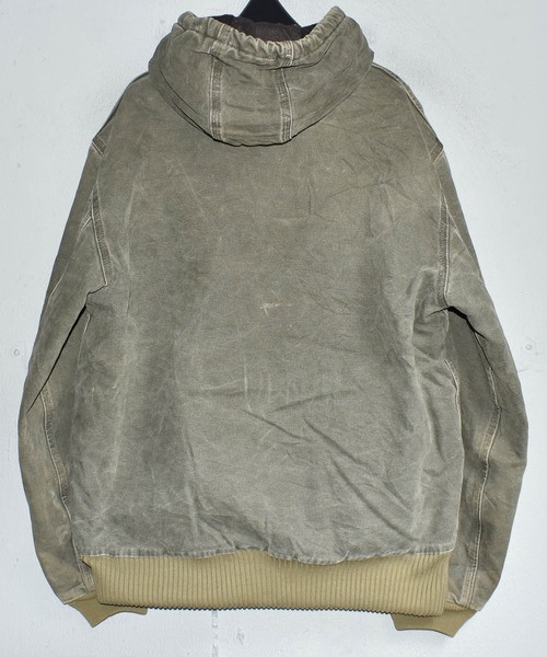 Carhartt（カーハート）の「【ヴィンテージ古着】Carhartt/カーハート ダック地 アクティブパーカー（ブルゾン・メンズ・グリーン・MEDIUM）」の2枚目の写真