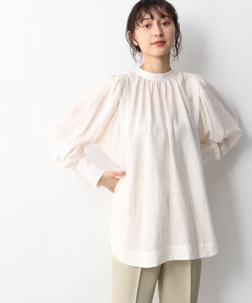 A part by（アパートバイ）の「RyNyソデボリュームブラウス 915752（シャツ/ブラウス・レディース・レッド系その他6/ブラック/ベージュ/ライトブルー/ピンク系その他4/オフホワイト/ライトグレー/ライトベージュ・FREE）」の21枚目の写真