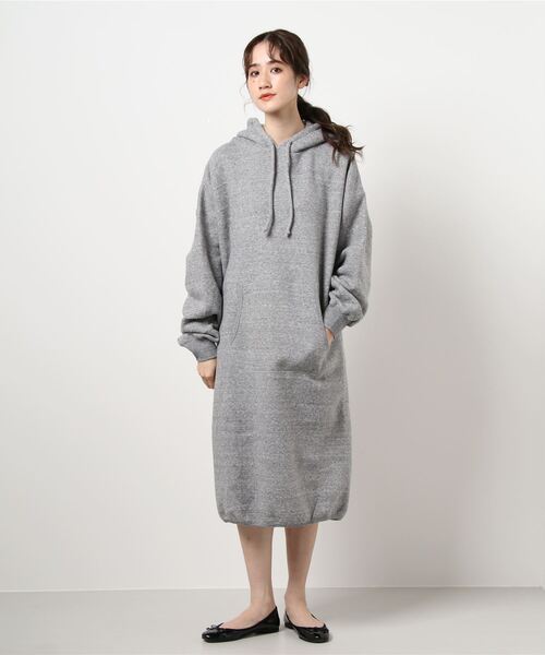 v::room(ヴィルーム)の「【 V::room / ヴィルーム 】HOODED DRESS フーデッドスウェットワンピース・・(ワンピース・レディース・チャコールグレー・FREE)」の13枚目の写真