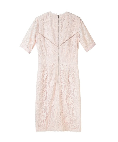 レース ワンピース　ドレス　Sサイズ　エミリアウィズ EMIRIAWIZ♡ロングスリーブチェックワンピース[ベージュ