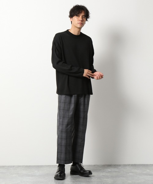 LAKOLE（ラコレ）の「ルーズニットクルーネックプルオーバー / LAKOLE（ニット/セーター・メンズ・ブラック/グリーン/ブラウン系その他・MEDIUM/LARGE）」の8枚目の写真