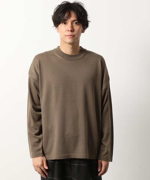 LAKOLE（ラコレ）の「ルーズニットクルーネックプルオーバー / LAKOLE（ニット/セーター・メンズ・ブラック/グリーン/ブラウン系その他・MEDIUM/LARGE）」の13枚目の写真