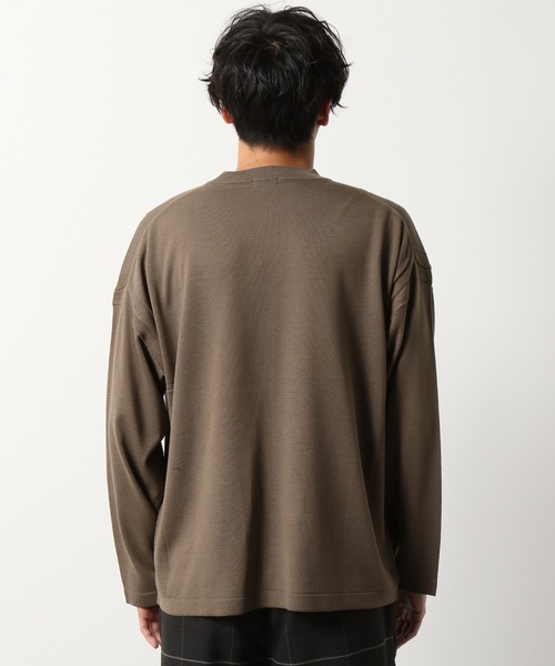 LAKOLE（ラコレ）の「ルーズニットクルーネックプルオーバー / LAKOLE（ニット/セーター・メンズ・ブラック/グリーン/ブラウン系その他・MEDIUM/LARGE）」の15枚目の写真