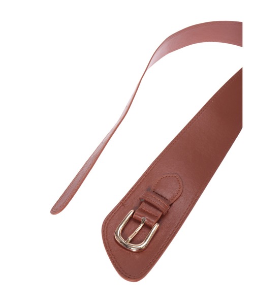 fifth（フィフス）の「フェイクレザーデザインベルト（ベルト・レディース・ブラック/ブラウン・FREE）」の6枚目の写真