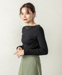 Omekashi（オメカシ）の「切り替えリブカーディガン（カーディガン/ボレロ・レディース）」