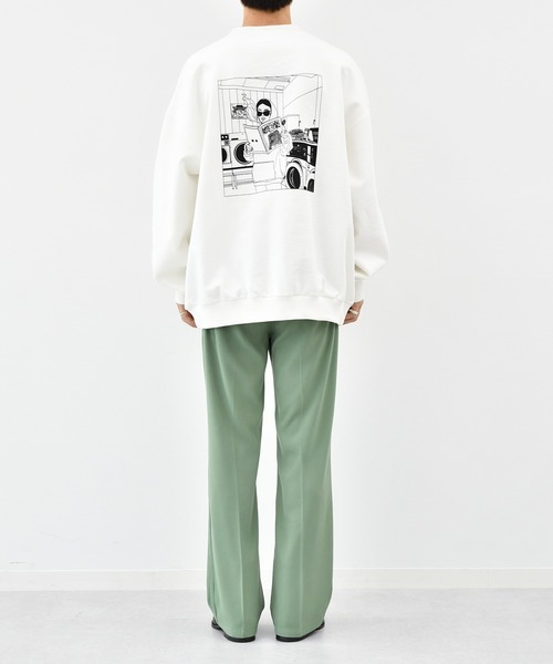 冬SALE LHP 裏起毛スウェット セールWEB限定セールヘビーウェイト裏起毛 ビンテージ加工