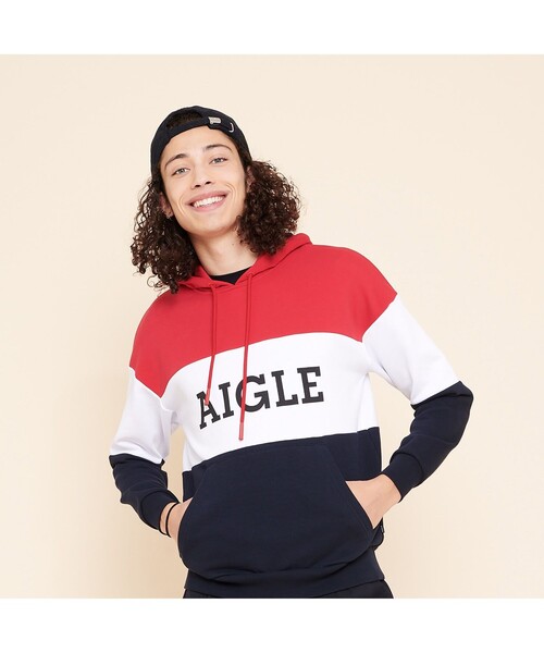 AIGLE(エーグル)の「セノディア(パーカー・メンズ・トリコロール・S/M/L)」の1枚目の写真