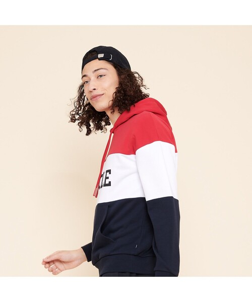 AIGLE(エーグル)の「セノディア(パーカー・メンズ・トリコロール・S/M/L)」の2枚目の写真