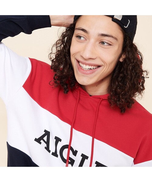 AIGLE(エーグル)の「セノディア(パーカー・メンズ・トリコロール・S/M/L)」の4枚目の写真