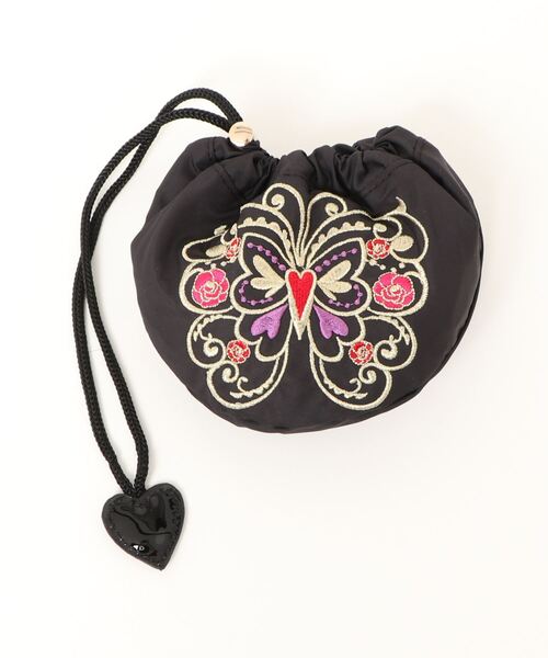 ANNA SUI(アナスイ)の「ユースフル エコバッグ(エコバッグ/サブバッグ・レディース・ブラック/パープル/レッド/イエロー/グリーン・FREE)」の9枚目の写真