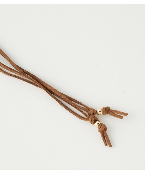 rienda（リエンダ）の「フェイクスエードダブルシィンロープ（ヘアゴム・レディース・ブラック/ブラウン・FREE）」の5枚目の写真