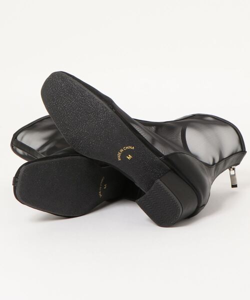 RETRO GIRL（レトロガール）の「シアーショートブーツ（ブーツ・レディース・アイボリー/ブラック・M/L）」の9枚目の写真