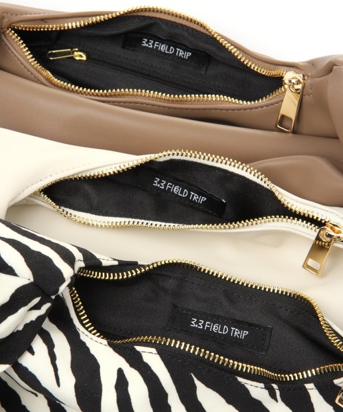 3.3 Field Trip (3.3フィールドトリップ)の「3.3Field Trip/Hobo Bag(ハンドバッグ・レディース・ブラック/ベージュ/その他1/アイボリー・0)」の17枚目の写真