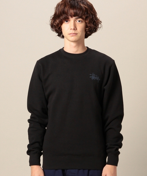 BEAUTY&YOUTH UNITED ARROWS（ビューティーアンドユースユナイテッドアローズ）の「＜STUSSY for BY＞ SWEAT CREW/スウェット ◆（スウェット・メンズ・ブラック/ネイビー・MEDIUM/SMALL/LARGE）」の5枚目の写真