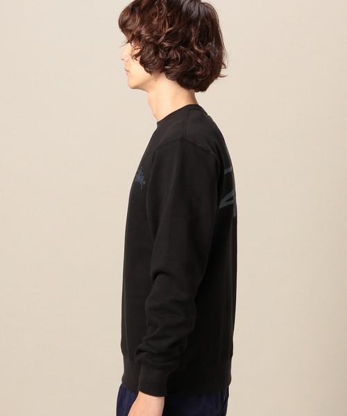 BEAUTY&YOUTH UNITED ARROWS（ビューティーアンドユースユナイテッドアローズ）の「＜STUSSY for BY＞ SWEAT CREW/スウェット ◆（スウェット・メンズ・ブラック/ネイビー・MEDIUM/SMALL/LARGE）」の8枚目の写真
