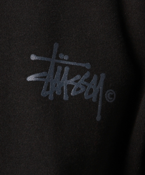 BEAUTY&YOUTH UNITED ARROWS（ビューティーアンドユースユナイテッドアローズ）の「＜STUSSY for BY＞ SWEAT CREW/スウェット ◆（スウェット・メンズ・ブラック/ネイビー・MEDIUM/SMALL/LARGE）」の4枚目の写真