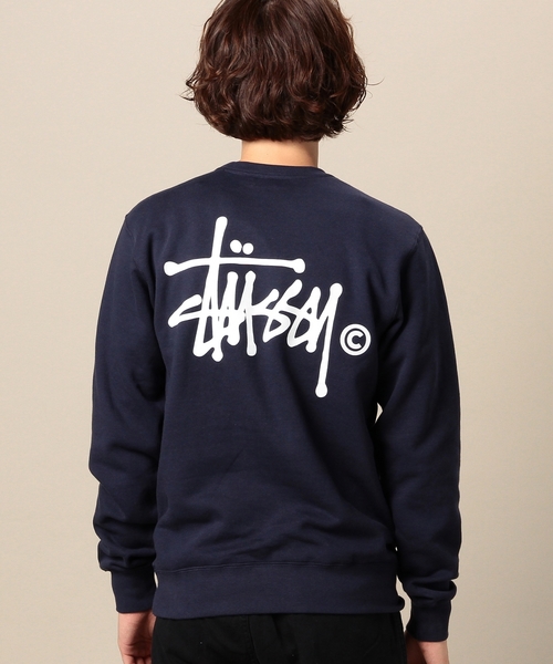 BEAUTY&YOUTH UNITED ARROWS（ビューティーアンドユースユナイテッドアローズ）の「＜STUSSY for BY＞ SWEAT CREW/スウェット ◆（スウェット・メンズ・ブラック/ネイビー・MEDIUM/SMALL/LARGE）」の11枚目の写真