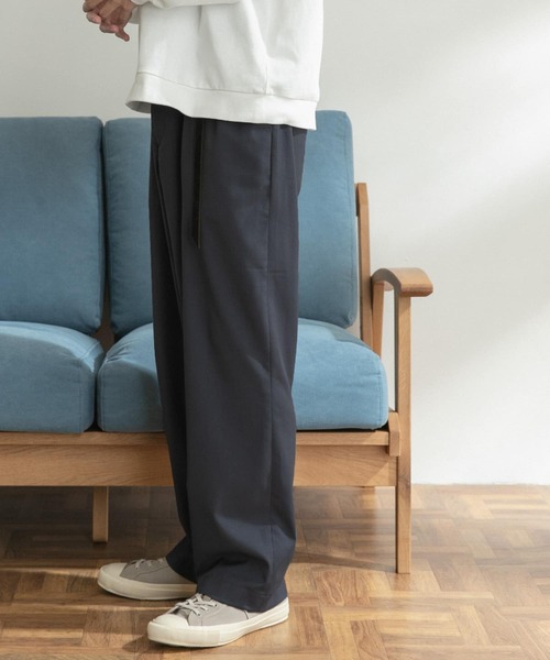 FORK&SPOON（フォークアンドスプーン）の「FORK&SPOON　TRタックストレートパンツ（その他パンツ・メンズ・ブラック/チャコールグレー/ブラウン系その他・4/5）」の9枚目の写真