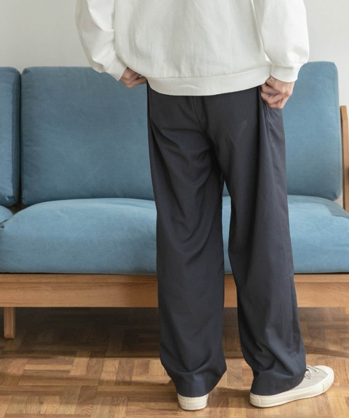 FORK&SPOON（フォークアンドスプーン）の「FORK&SPOON　TRタックストレートパンツ（その他パンツ・メンズ・ブラック/チャコールグレー/ブラウン系その他・4/5）」の10枚目の写真