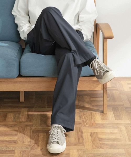 FORK&SPOON（フォークアンドスプーン）の「FORK&SPOON　TRタックストレートパンツ（その他パンツ・メンズ・ブラック/チャコールグレー/ブラウン系その他・4/5）」の13枚目の写真