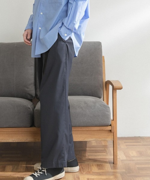 FORK&SPOON（フォークアンドスプーン）の「FORK&SPOON　TRタックストレートパンツ（その他パンツ・メンズ・ブラック/チャコールグレー/ブラウン系その他・4/5）」の17枚目の写真