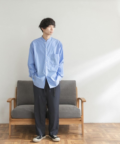 FORK&SPOON（フォークアンドスプーン）の「FORK&SPOON　TRタックストレートパンツ（その他パンツ・メンズ・ブラック/チャコールグレー/ブラウン系その他・4/5）」の22枚目の写真