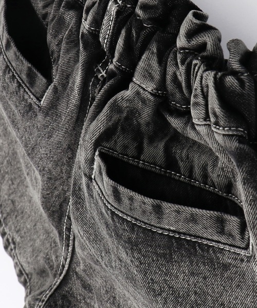 RADCHAP（ラッドチャップ）の「デニムショートパンツ（デニムパンツ・キッズ・サックスブルー/ブラック・120cm/90cm/140cm/100cm/110cm/150cm/130cm）」の7枚目の写真