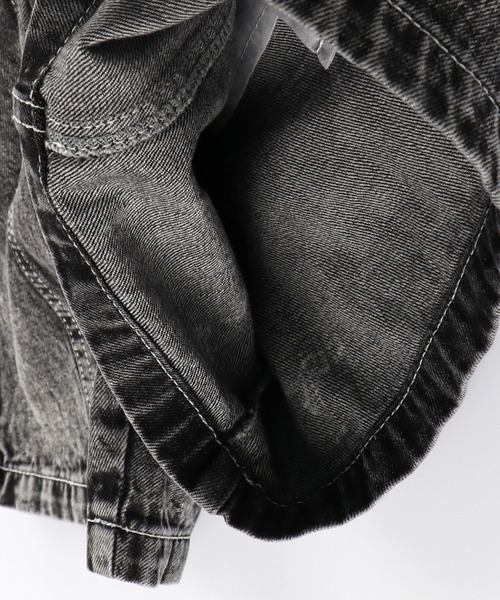 RADCHAP（ラッドチャップ）の「デニムショートパンツ（デニムパンツ・キッズ・サックスブルー/ブラック・120cm/90cm/140cm/100cm/110cm/150cm/130cm）」の15枚目の写真