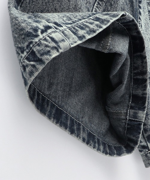 RADCHAP（ラッドチャップ）の「デニムショートパンツ（デニムパンツ・キッズ・サックスブルー/ブラック・120cm/90cm/140cm/100cm/110cm/150cm/130cm）」の21枚目の写真