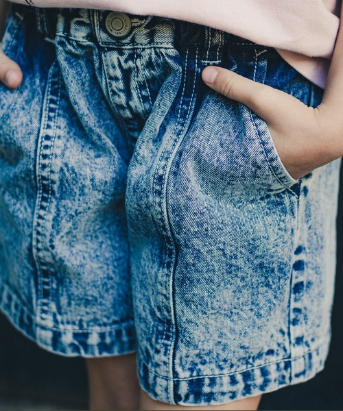 RADCHAP（ラッドチャップ）の「デニムショートパンツ（デニムパンツ・キッズ・サックスブルー/ブラック・120cm/90cm/140cm/100cm/110cm/150cm/130cm）」の6枚目の写真